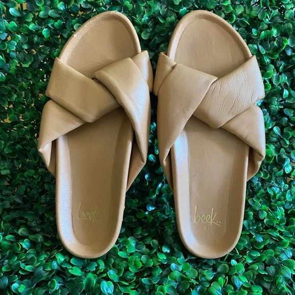 beek Tan Leather Sandals - Picture 2 of 11
